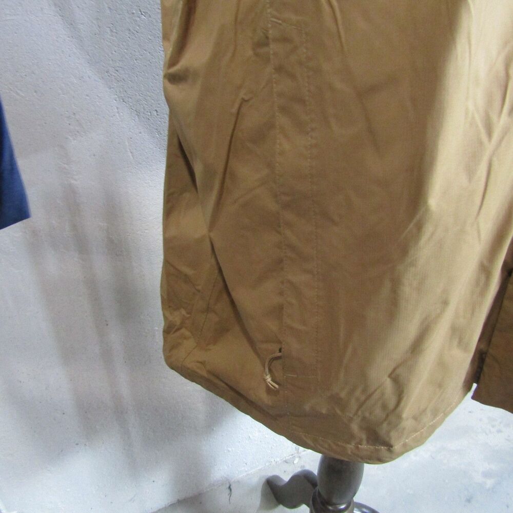 The North Face Men's XXXL DryVent Hooded Rain Jacket Navy Blue Tan Block - Picture 6 of 10